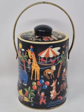 Vintage Circus Themed Tin